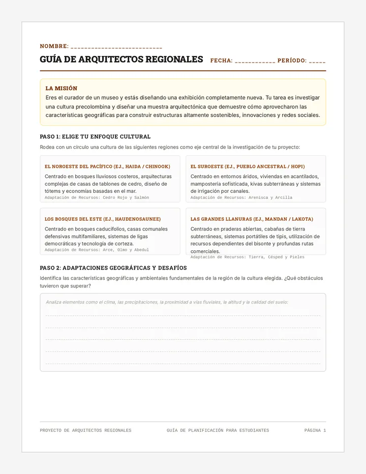 Architects of the Wild Project Guide