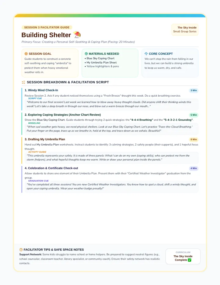 Building Shelter Facilitator Guide