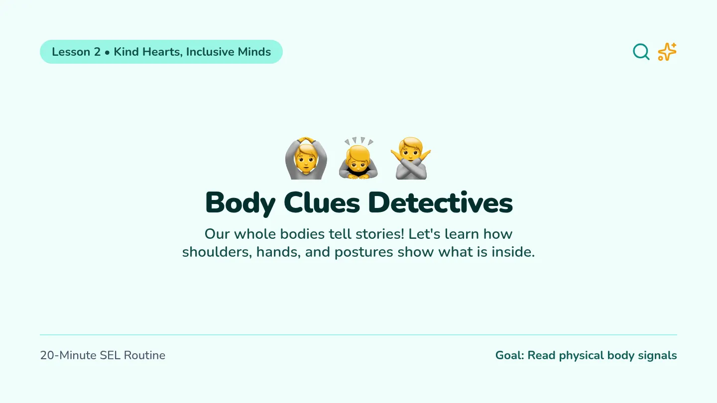 Body Clues Slides