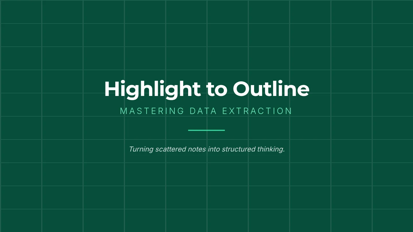 Extraction Workflow Slides