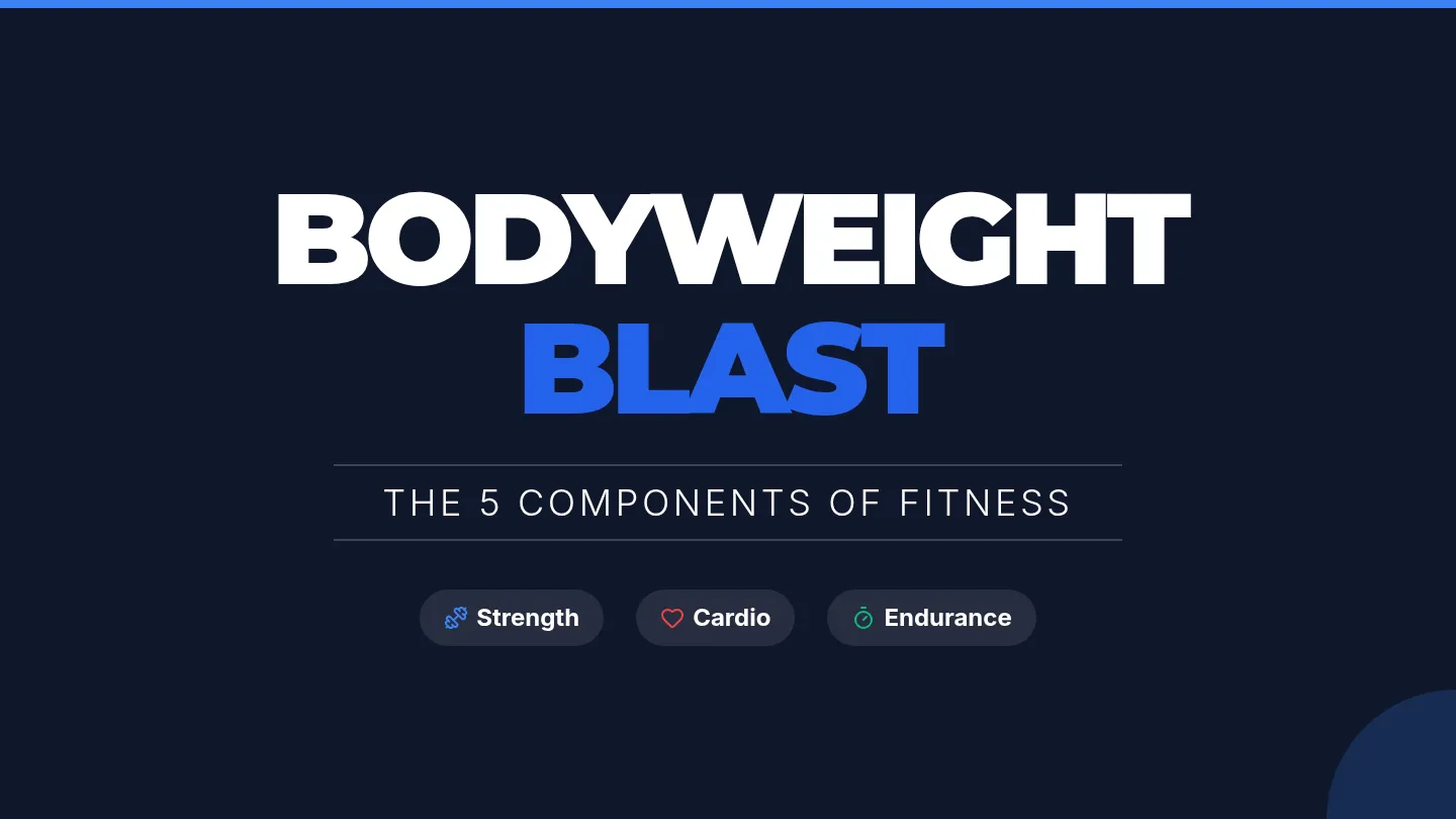 Bodyweight Blast Slides