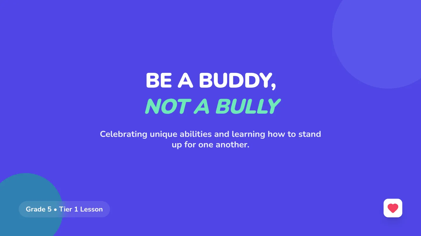 Be a Buddy Slides