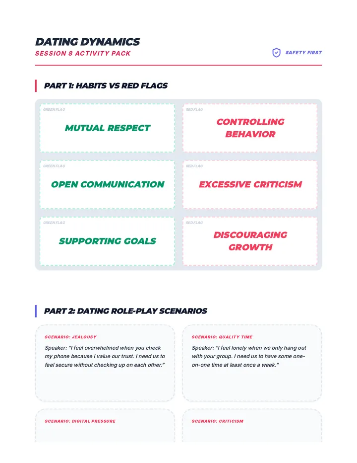 Healthy Dating Activity Pack
