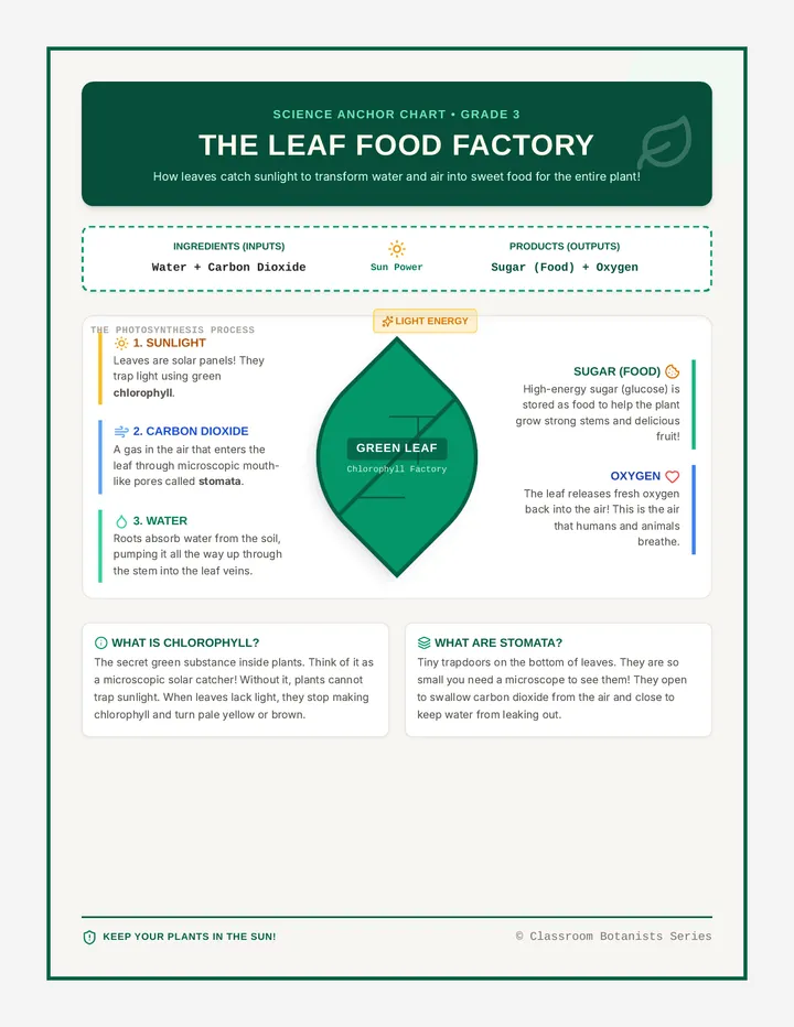 Solar Leaf Anchor Chart