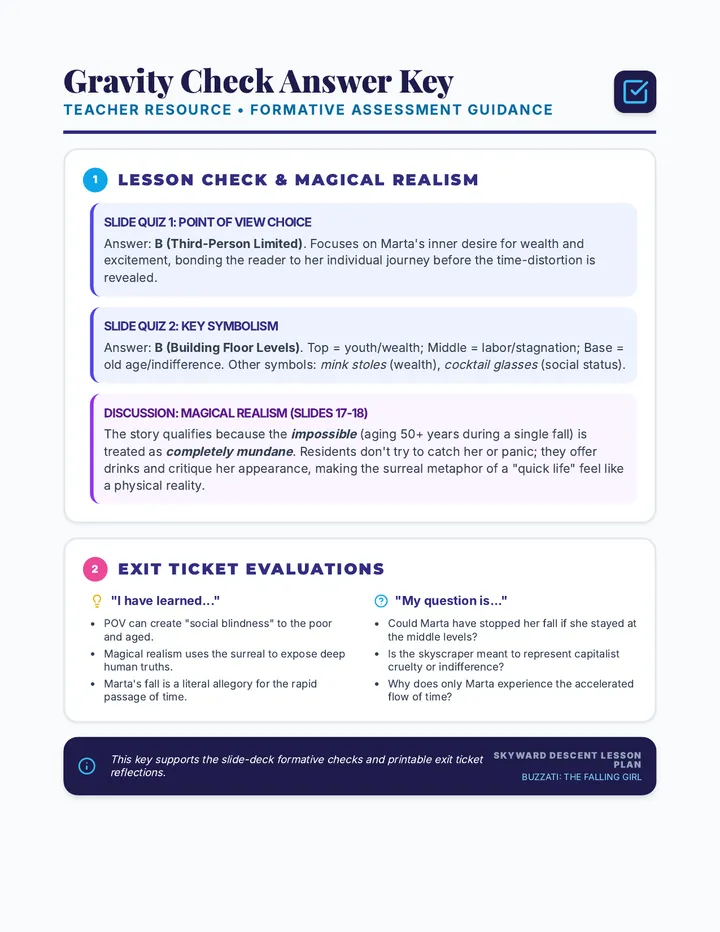 Gravity Check Answer Key