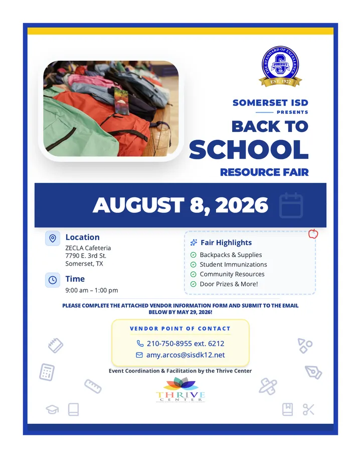 Vendor Save the Date Flyer