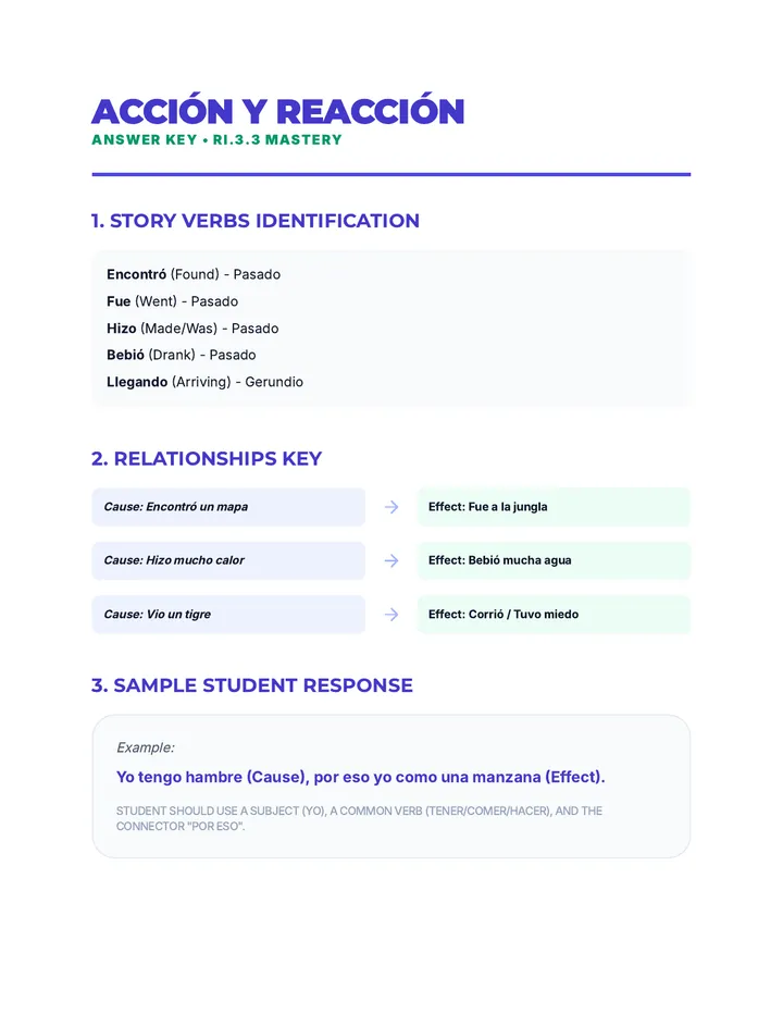 Cause Effect Expedition Answer Key