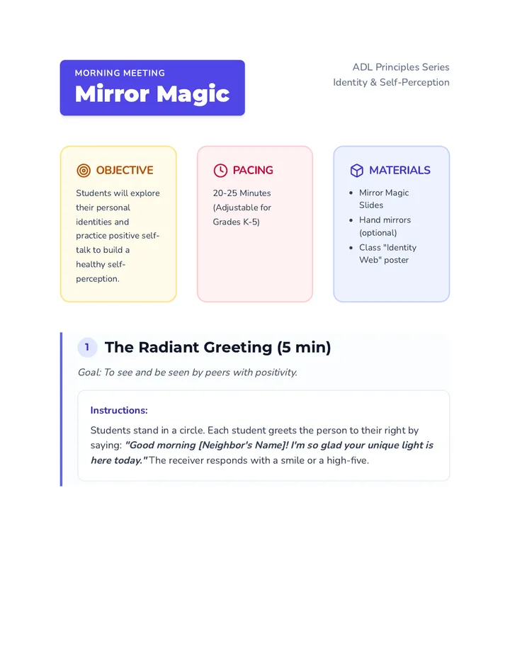 Mirror Magic Teacher Guide