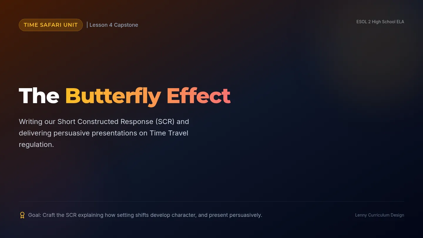 The Butterfly Effect Slides
