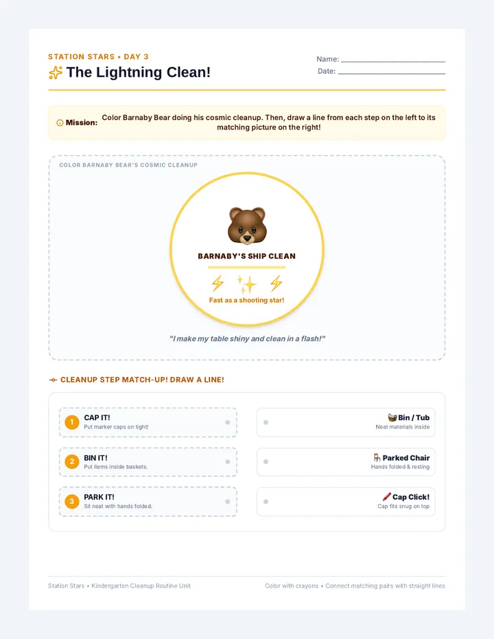 Lightning Clean Worksheet