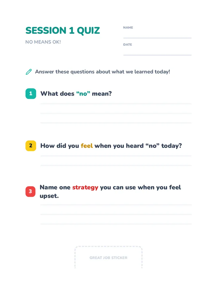 Session 1 Quiz