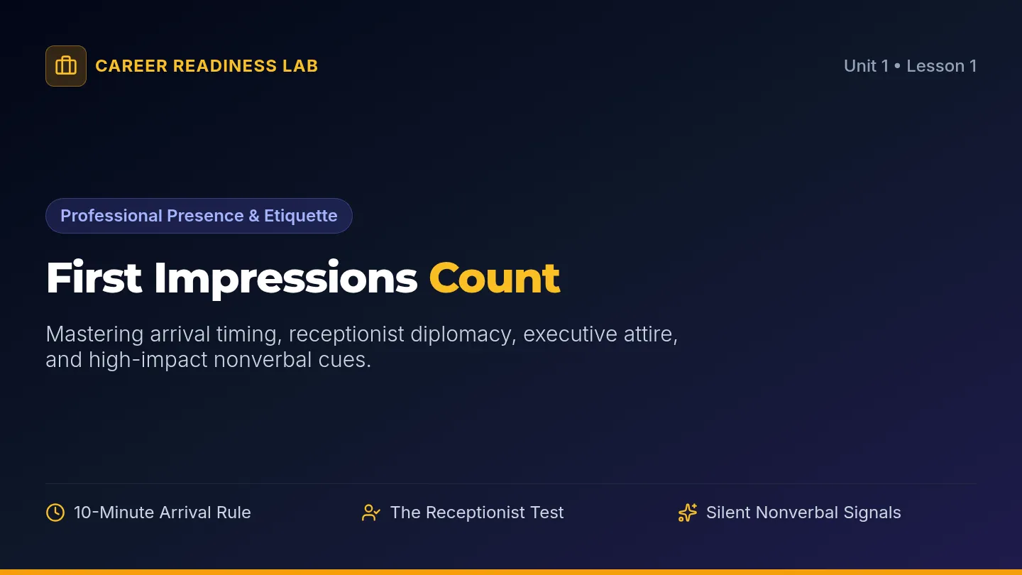 First Impressions Slides