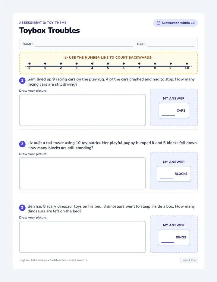 Toybox Troubles Assessment