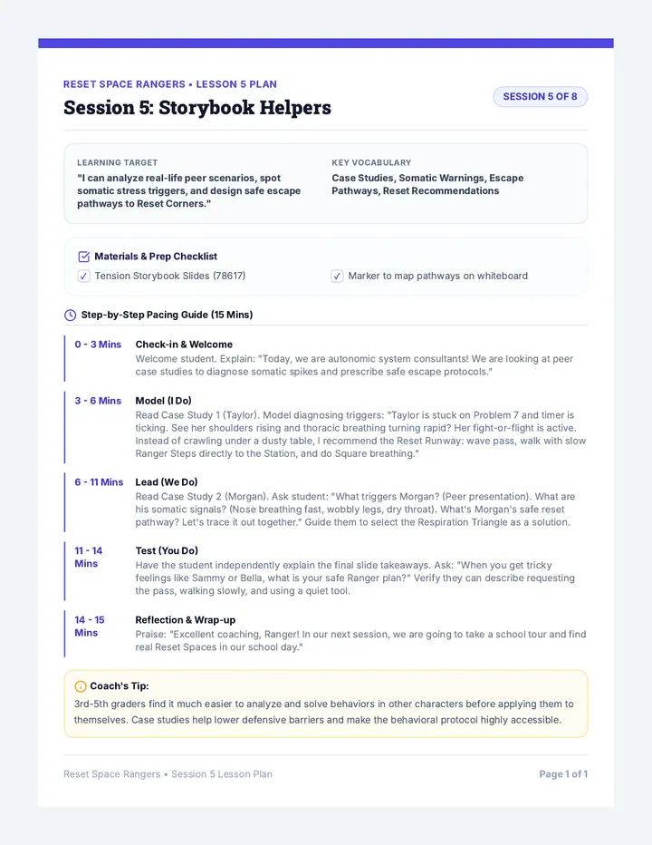 Session 5 Lesson Plan