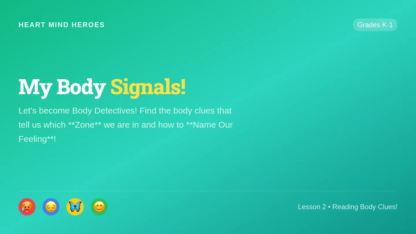 My Body Signals Slides
