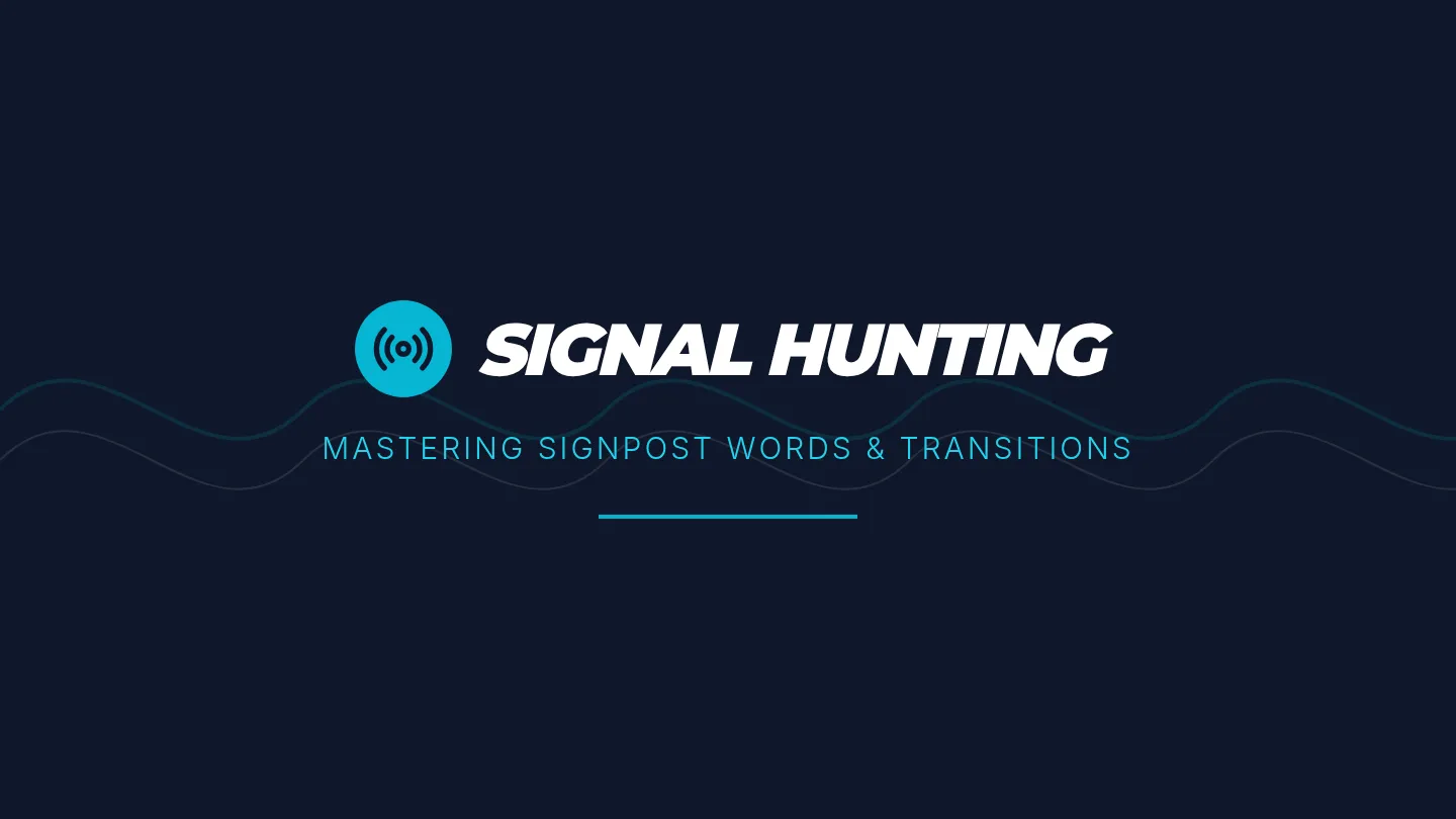 Signal Hunting Slides