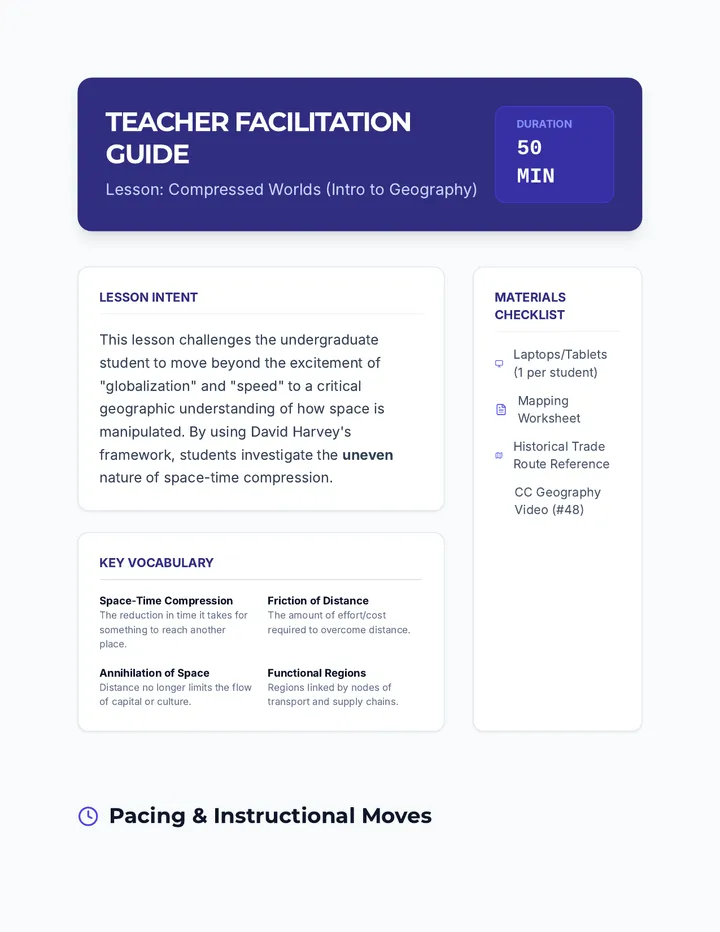 Geography Facilitation Guide