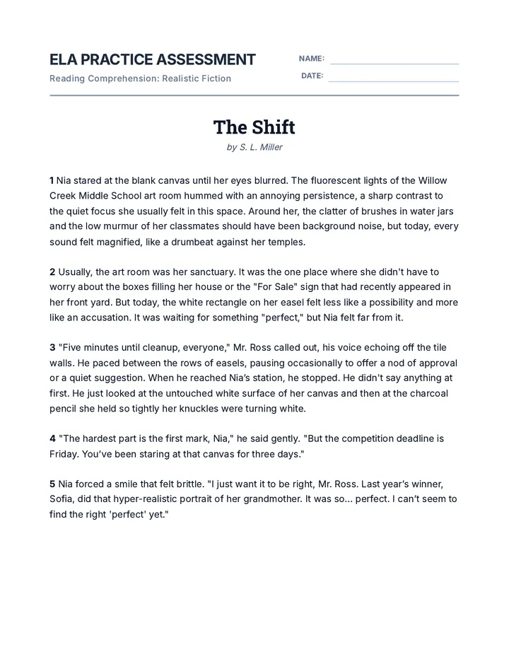 The Shift Practice Test Document