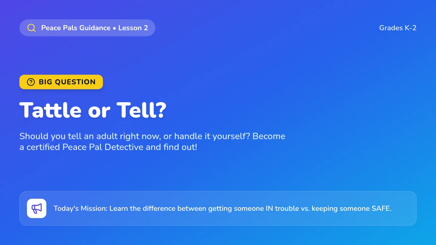 Tattle Detective Slides