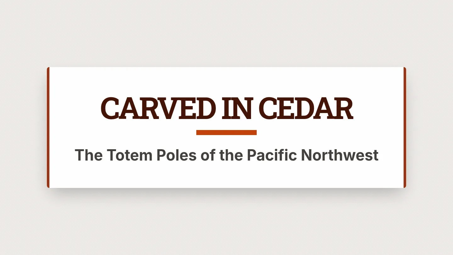 Cedar Stories Slides