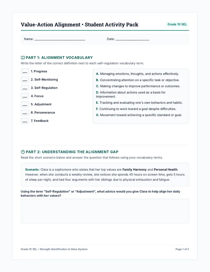 Alignment Student Pack
