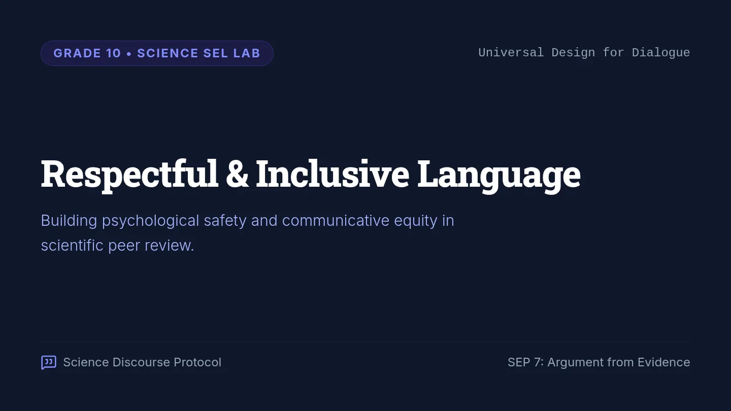 Inclusive Language Slide Deck