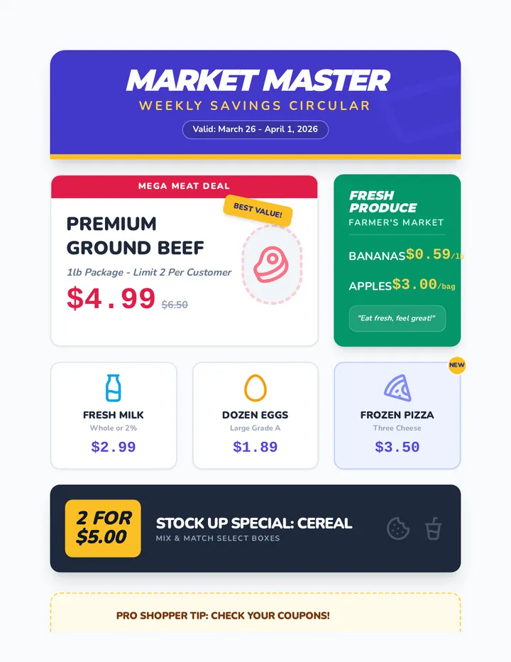 Market Master Flyer