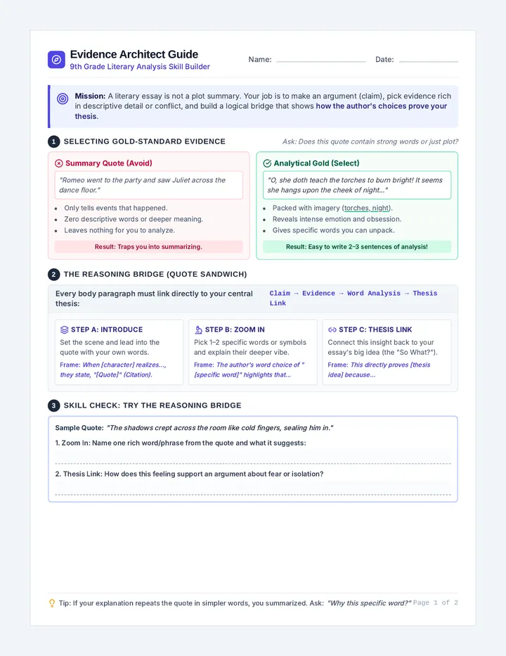 Evidence Architect Guide