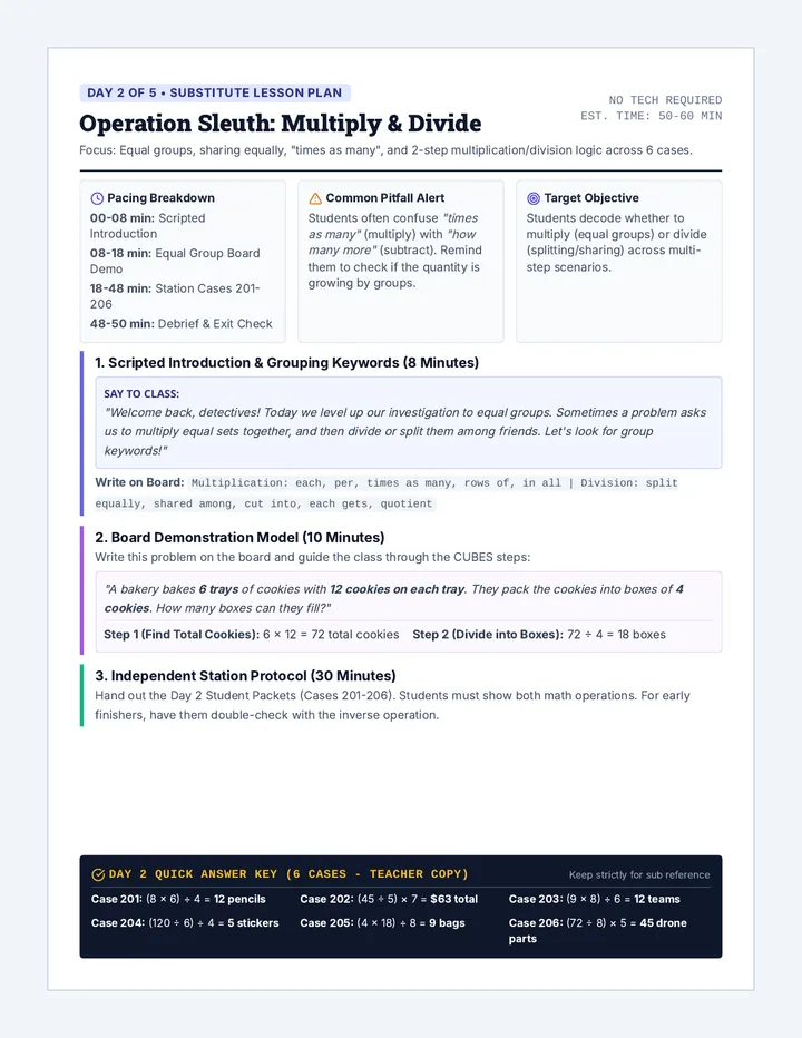 Multiply Divide Sub Guide