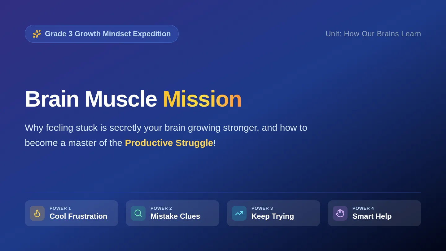 Brain Muscle Mission Slides