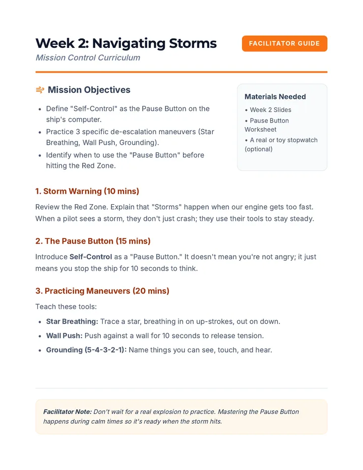 Week 2 Mission Materials
