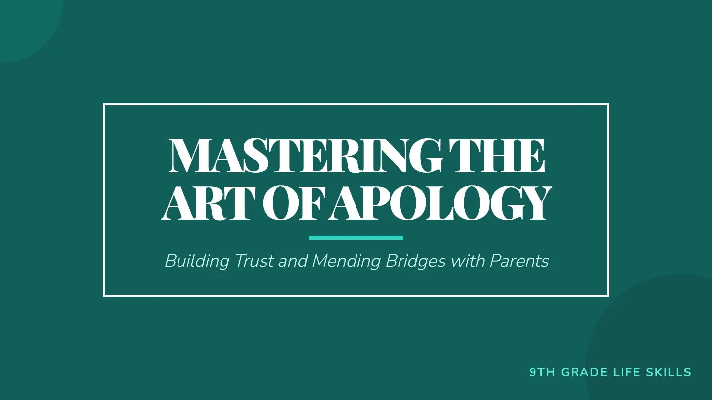 Sincere Sorry Slides