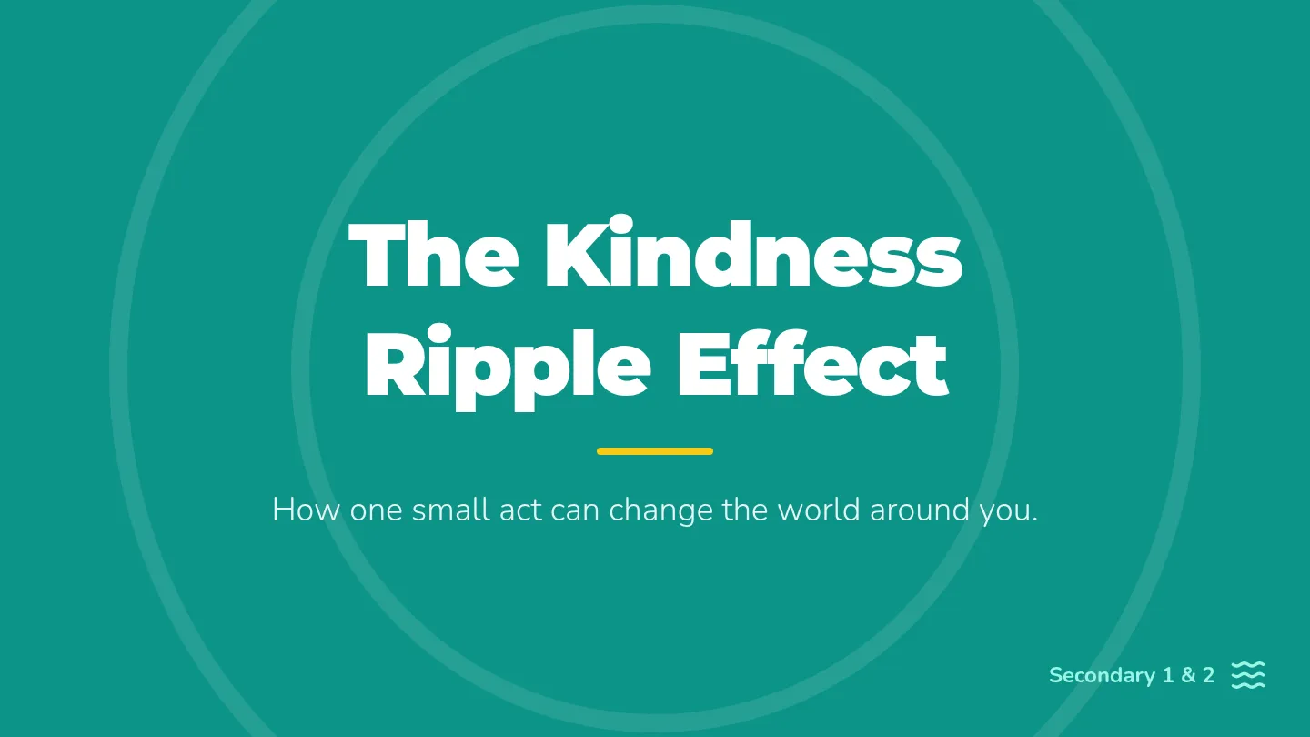 Kindness Ripple Effect Slide Deck