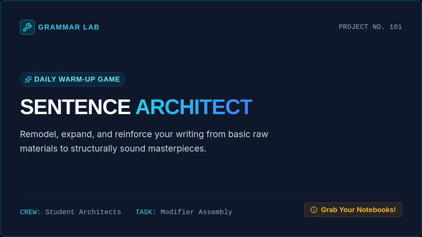 Sentence Architect Slides