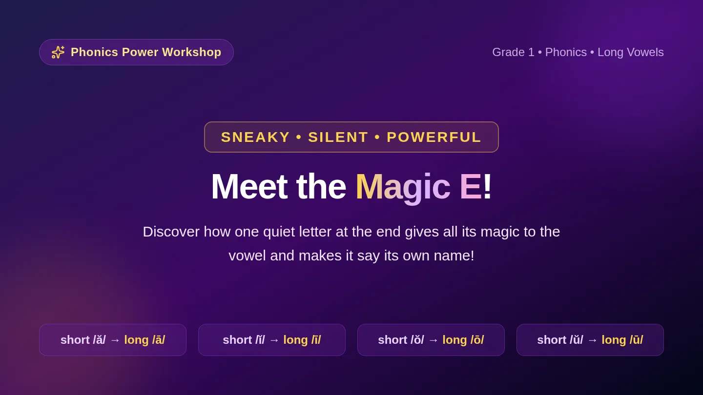 Magic E Power Slides