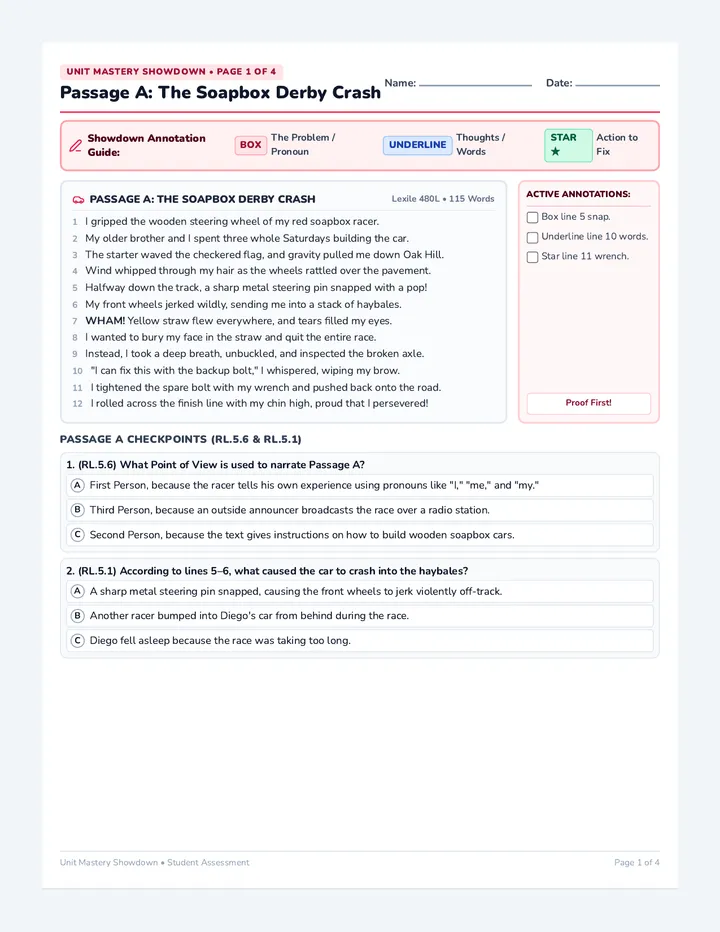 Unit Assessment Test