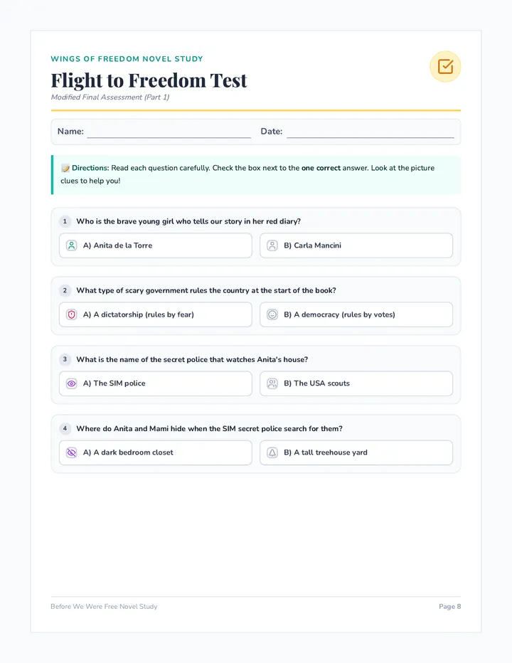 Flight to Freedom Test