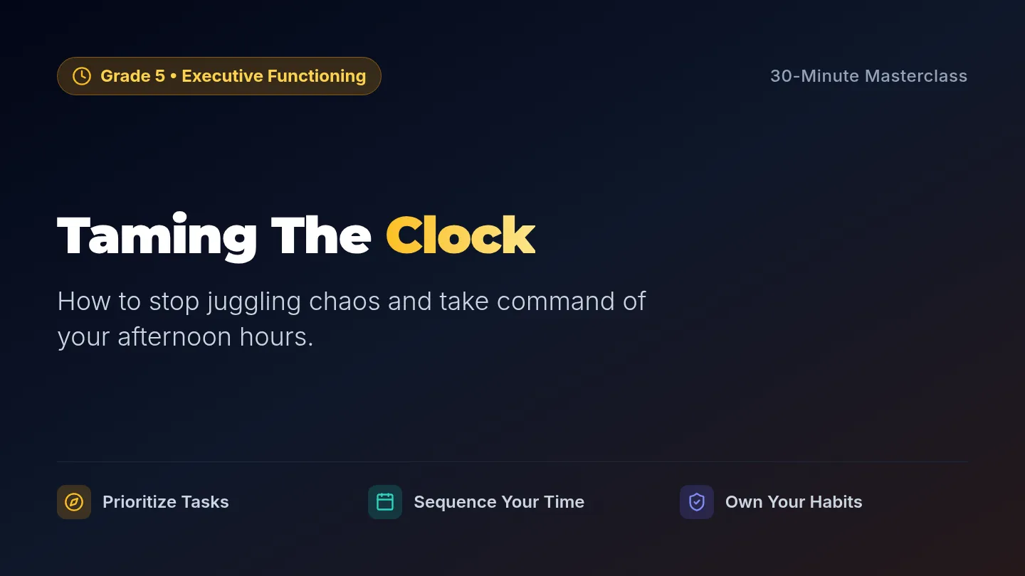 Taming the Clock Slides