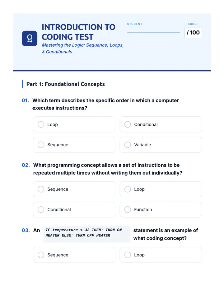 Introduction to Coding Test