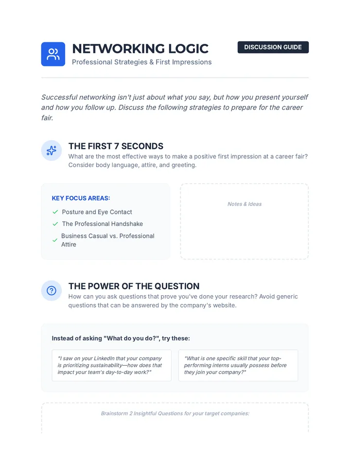 Networking Strategies Guide