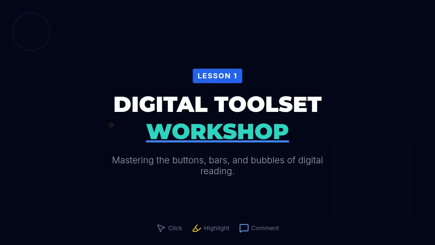 Digital Toolset Slides