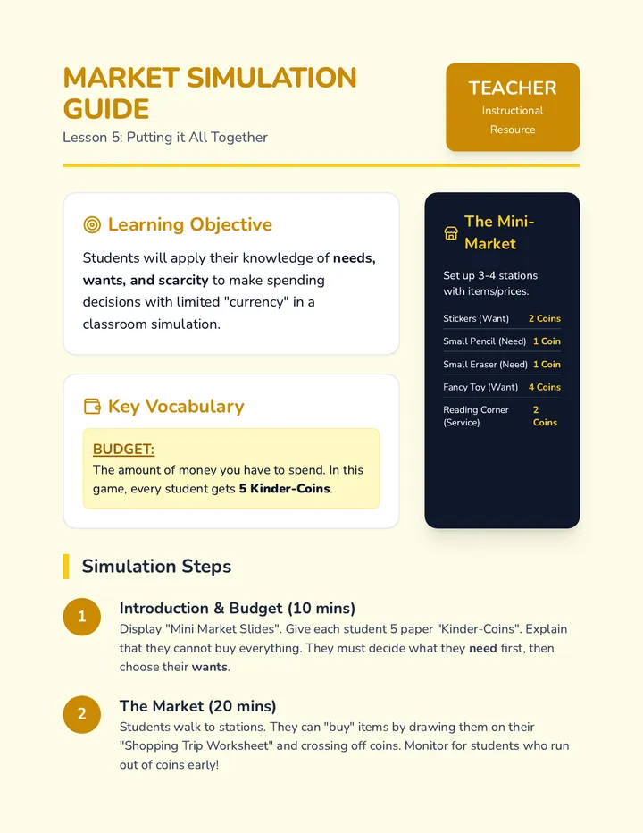 Market Simulation Guide