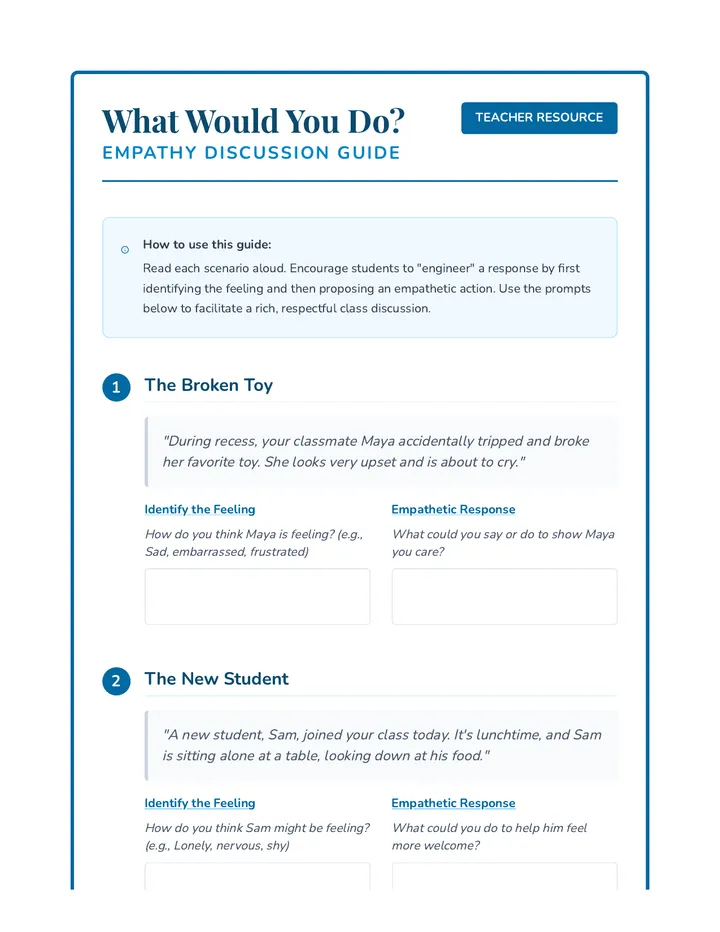 Empathy Discussion Guide