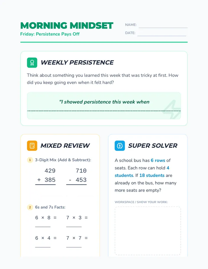 Friday Week 3 Worksheet
