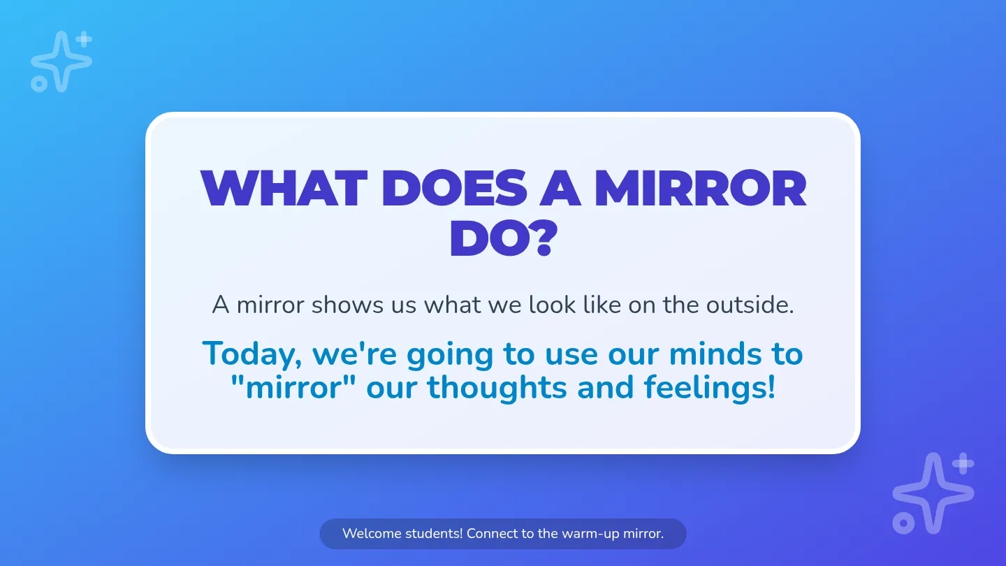 Reflect and Connect Slide Deck