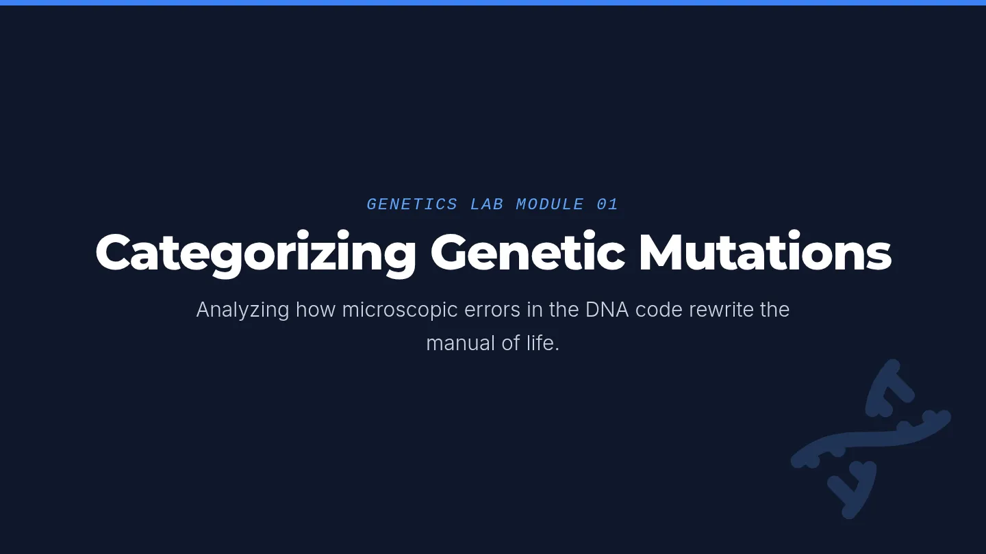 Genetic Errors Presentation Slides