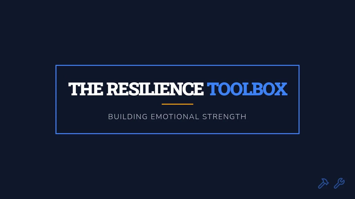 Resilience Toolbox Slides