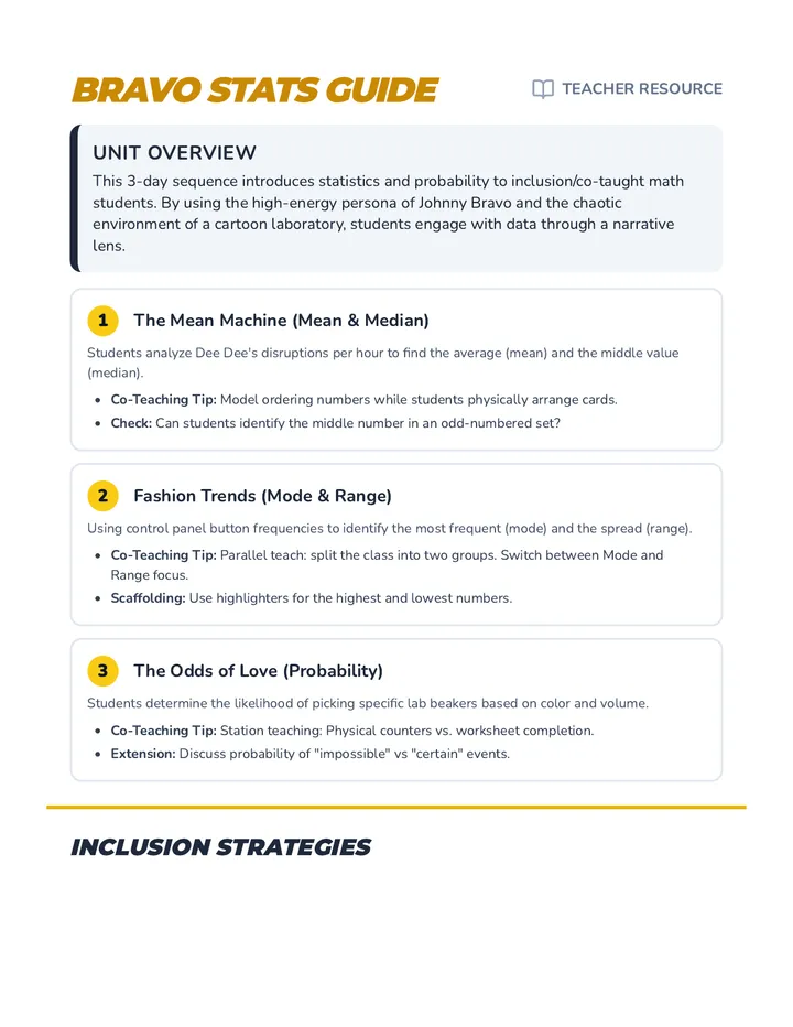 Bravo Stats Facilitation Guide