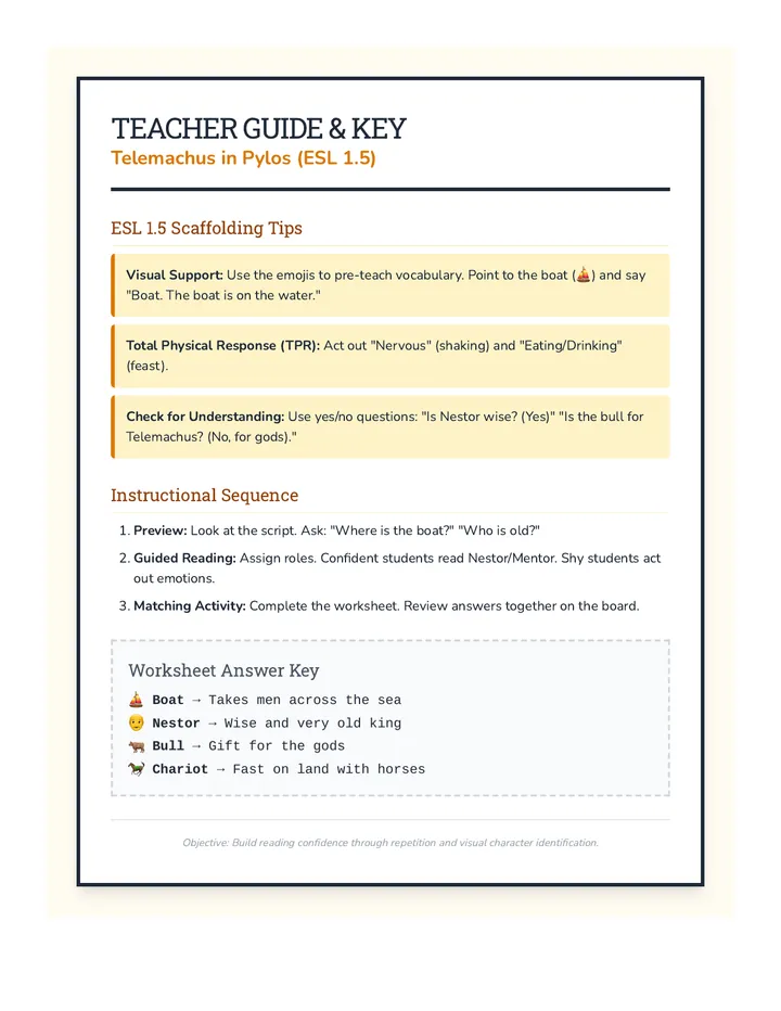 Nestor Wisdom Teacher Guide