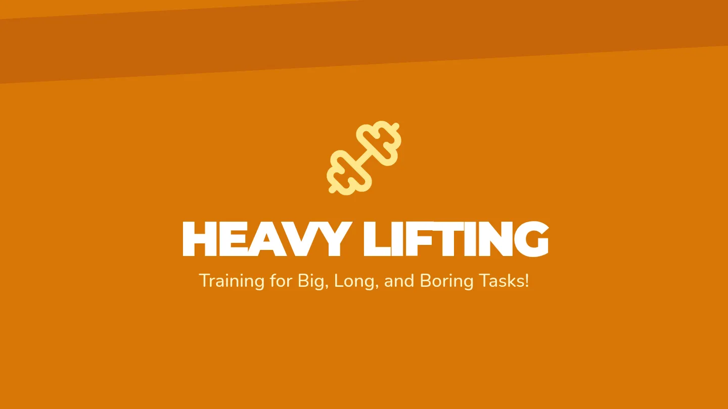 Heavy Lifting Slides